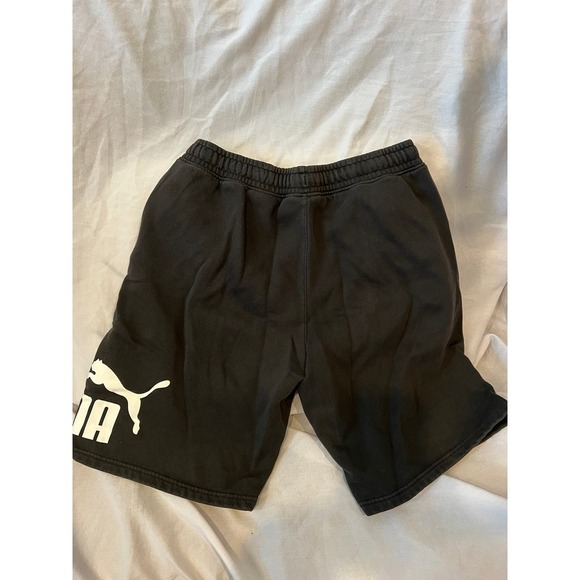Puma Black Sweatshorts Mens M - Picture 3 of 3